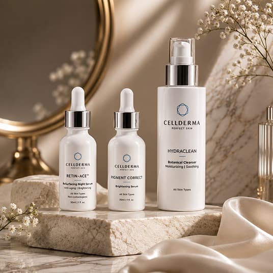 CellDerma skincare consultation at The One Clinic